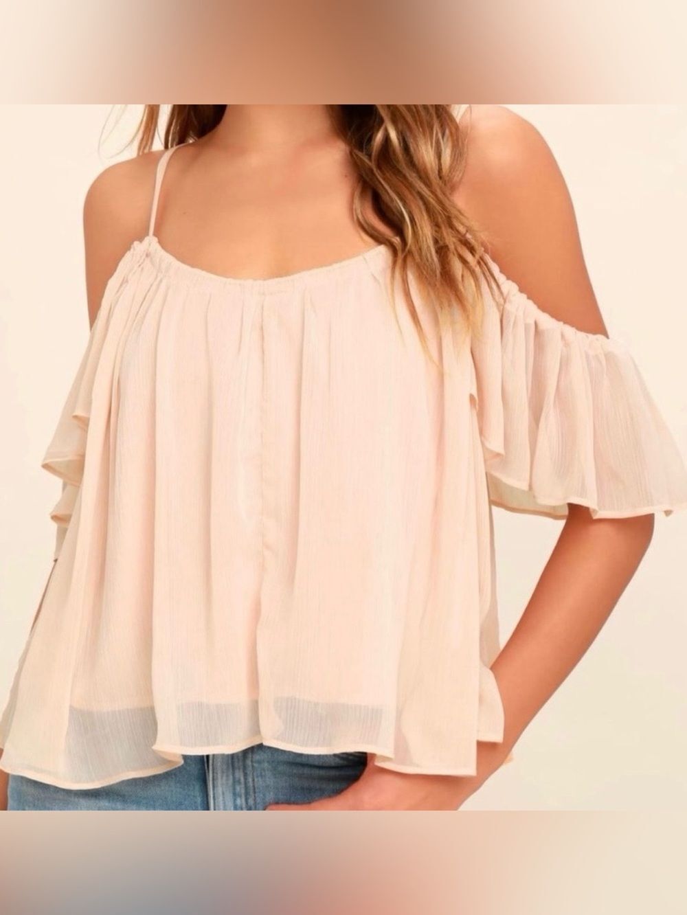 Lulus Got Me Moving Off-The-Shoulder Top